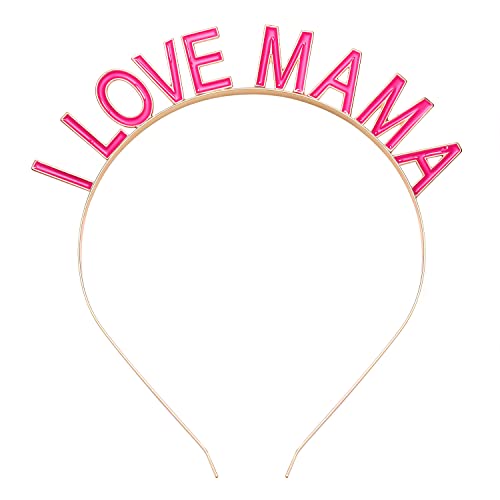 Szeretlek Mama Fejpánt a Nők Zománc Anyák Napja Tiara Női Haj Tartozékok a vendégeknek Anyák Napi Ajándék