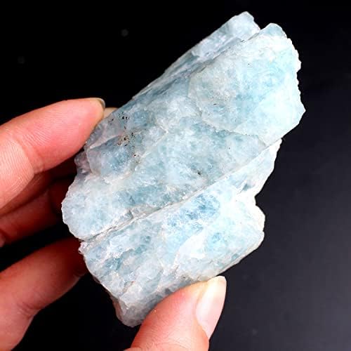 LAAALID XN216 Természetes Kék Durva Aquamarine, Crystal Nyers Zúzott Kő Gyógyító Példány Ásvány Ékszerek DIY Otthon Dekoráció, Akvárium
