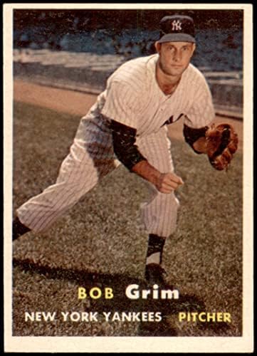 1957 Topps Baseball 36 Bob Komor New York Yankees Kiváló