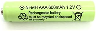 Relightable NiMH AA/AAA 600mAh 1.2 V-os Akkumulátorok számára, Napelemes Lámpák, Kerti Lámpák, Távirányítók (6DB AAA 600mAh Akkumulátor)