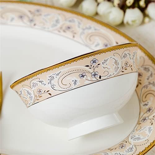 DXMRWJ porcelán Edények Kombináció Beállítása Tál, Tányér, Kínai Stílus Kombinált Asztali Kínai Porcelán Étkészlet