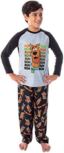 INTIMO Scooby Doo Fiú PIZSAMA Ruh-Roh! Pizsama Raglan Ing, Nadrág Aludni Készlet