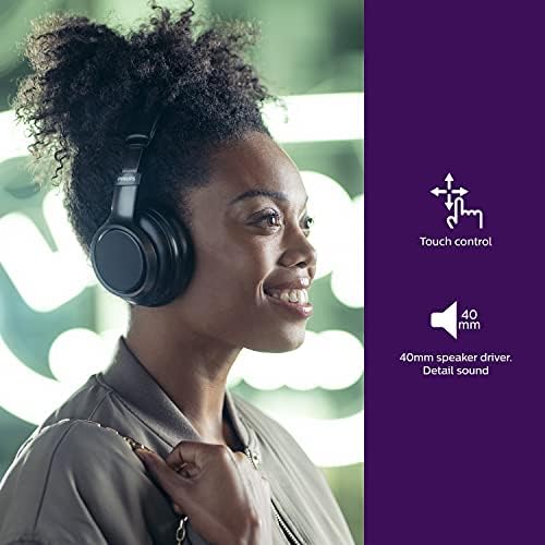 Philips H9505 Hibrid Aktív zajszűrő (ANC) Át Fül Vezeték nélküli Bluetooth-Pro-Teljesítmény Fejhallgató & S7807 Szabadban Vezeték nélküli