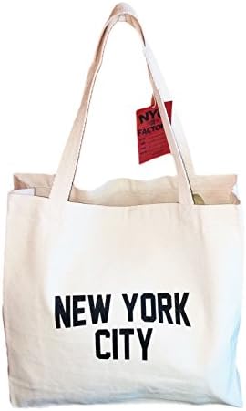 Redőzött New York City Táska Lennon YORK-i Stílusú Bevásárlóközpont Tornaterem Strand