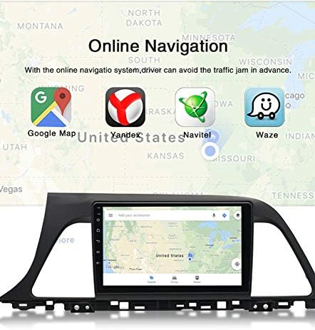 Android 9.1 Autó Sztereó Hyundai Sonata 2015-2018,9-es Dash Fej Egység Egységes Din Auto Rádió GPS Navigációs Támogatás Teljes