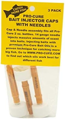 Pro-Gyógymód Csali Injektor Tűk a Cap (Csomag 3), 2 Uncia