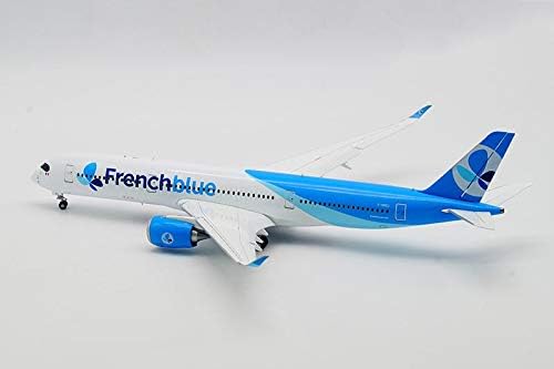 JC Szárnyak francia Kék Airbus A350-900 F-HREU lenyugszik 1/200 fröccsöntött Repülő Modell