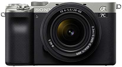 Sony Alpha 7C Full-Frame tükör nélküli Fényképezőgép - Ezüst a Sony - FE 24-105mm F4 G OSS Standard Zoom Objektív (SEL24105G/2)
