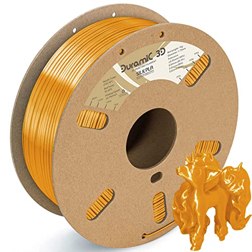 PETG Fekete, Selyem PLA Royal Gold Csomag, Duramic 3D Nyomtatás Végtelen 1kg Spool(2.2 kg), 1.75 mm Dimenziós Pontosság +/- 0.05 mm a