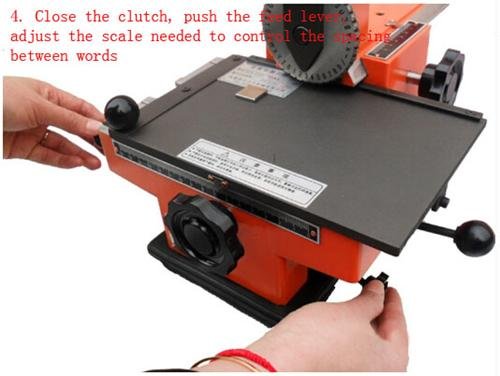 Frissítés Félautomata Névleges Fém Címke Bélyegzés Nyomtató Jelölés Gép 4mm