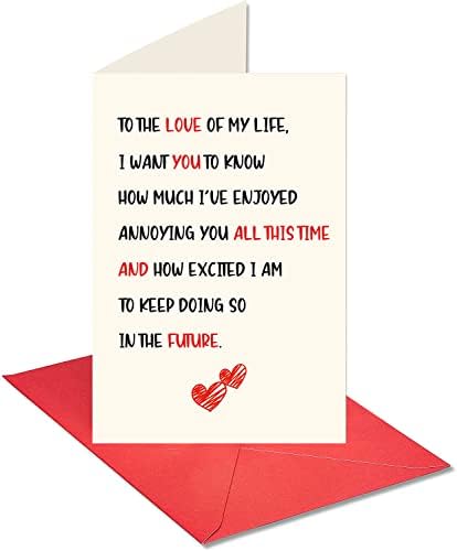 Vicces Valentin-Napi Kártyát, Hogy A Szerelem az Élet, Mennyire Élveztem Idegesítő, Hogy Most nagyon Izgatott, hogy Így A Jövőt,