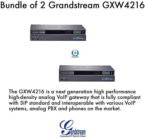 Grandstream GXW4216 16 Portok FXS Analog VoIP PBX Átjáró, Köteg 2