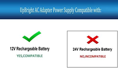 UpBright 12V AC Adapter Kompatibilis a Borotva Elektromos erőmű E90 E95 90 Robogó ePunk XLR8R Avigo ExpertPower 12 Voltos Akkumulátor HON-KWANG