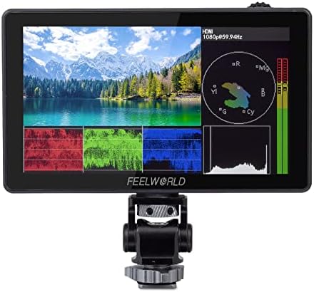 FEELWORLD FW703, valamint LUT5 Kamera Mező DSLR Monitor Csomag