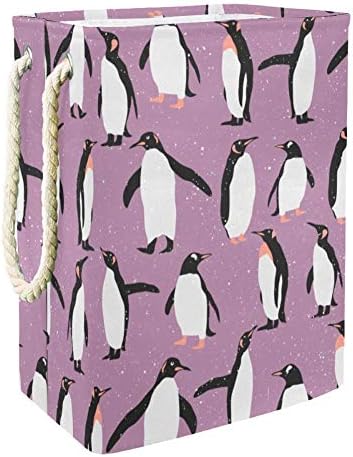 DJROW Aranyos Pingvin a Hó Szennyesben Vödör Gyerekeknek Szoba Haza Szervező Óvoda Tároló Baba Szennyestartó