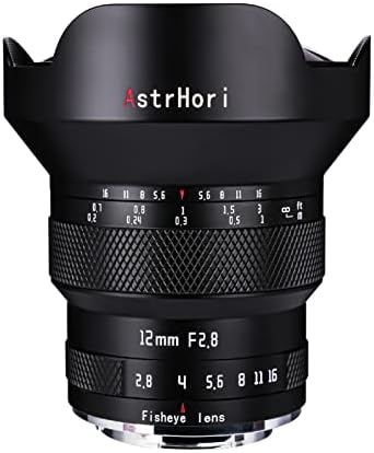 AstrHori 12 mm F2.8 Teljes Keret Kézi Halszem Objektív 185° Ultra Széles Látószögű Objektív a Sony E-Mount tükör nélküli Fényképezőgép