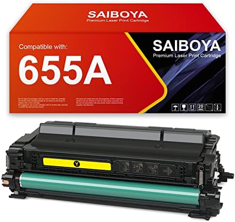 SAIBOYA Utángyártott 655A CF453A Bíbor Tonerkazetta Cseréje a HP Color Enterprise M652dn M652n M653dh M653dn M653x M681dn M681f M681Z M682Z.