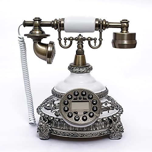 Évjárat Telefon Európai Rögzített Digitális nyomógomb Antik Vezetékes Telefon, Otthoni Iroda Hotel Használata