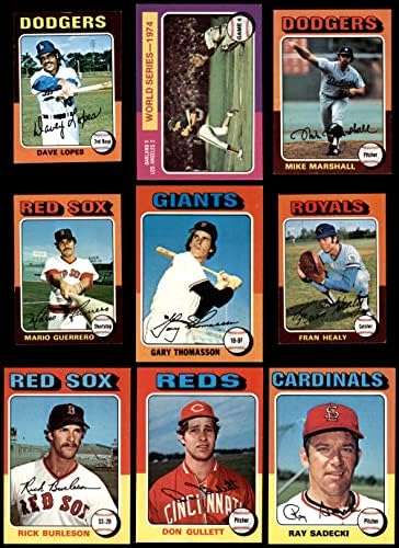 1975 Topps 300 Kártya Starter Set/Sok (Baseball Szett) EX/MT+