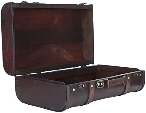 DOACT Hordozható Antik Bőrönd fadobozban Fotózás, Kellékek, Jármű Dekoráció Dísz Dobozban Utazási Kellékek