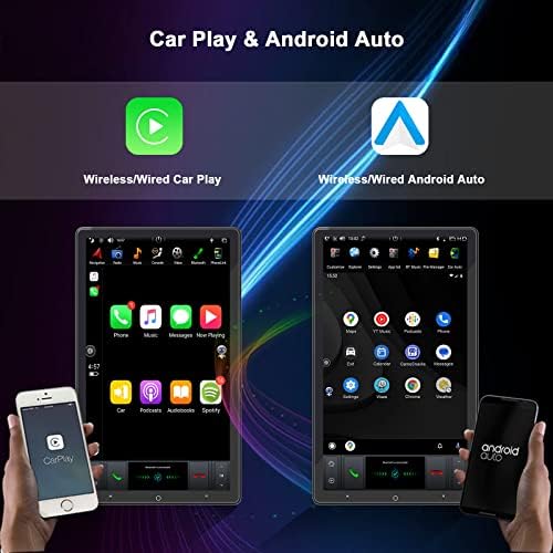 13.6 Hüvelykes Android Autó Sztereó Rádió GPS Elektronikus Forgatás Multimédia Lejátszó Autós Játék Android Auto HD Képernyőn Érintse meg