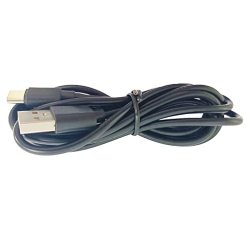 Zigmoon haja Hosszú USB-C Töltő Kábel Gyors Töltés Töltés esetben Kompatibilis LinkBuds WF-L900,CH510,C310, Fekete (USBC-USBA-BLE)