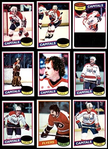 1980-81 Topps Washington Capitals Csapatát Meghatározott Washington Capitals-Hockey (Set) NM/MT Főváros-Hoki