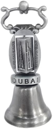Új Szuvenír fém Csengő szürke Dubai, Egyesült Arab Emírségek.Burj .teve a sivatag