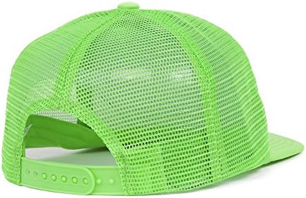 TopHeadwear Állítható Traktoros Caps - Neon Zöld/Fehér