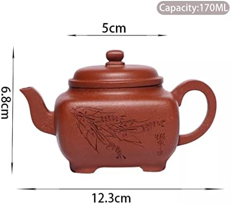 VASTAG 170ml lila homok, fű tér vízforraló háztartási lila homok szűrő teáskanna teás készlet tartozékok (Szín : Egy, Méret : 12.3x6.8cm)