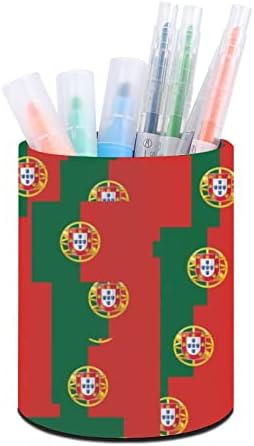 Portugália Lobogója Nyomtatott tolltartó, Ceruza Kupa Asztal Szervező Smink Kefe tartó Kupa Haza Osztályteremben Iroda