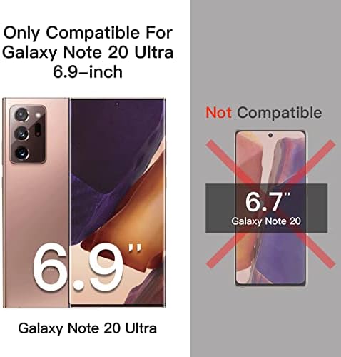 Képernyővédő fólia Samsung Galaxy Note 20 Ultra 5G, Ultrahangos Ujjlenyomat-olvasó,6.9 Inch,Teljes Lefedettség Edzett Üveg Film,2 Csomag