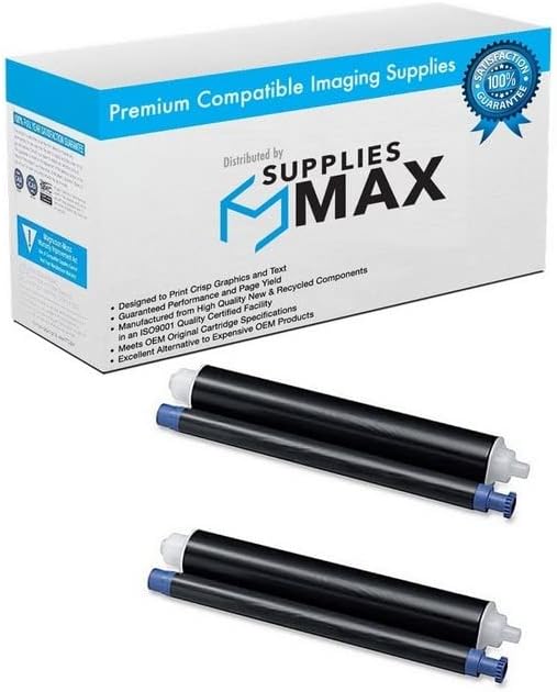 SuppliesMAX Kompatibilis Csere Panasonic KX-FB421 Fax Image Film (2/PK-400 Oldal Hozam) (csak a KX-FA94)