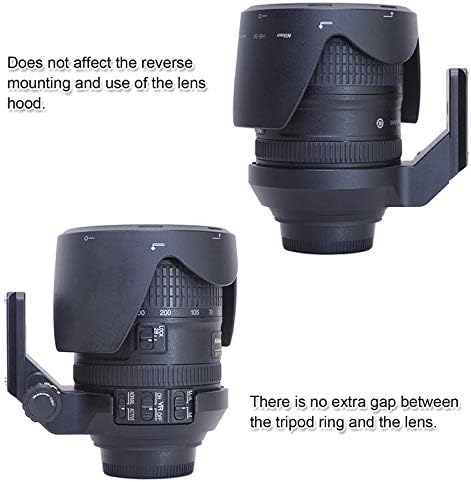 Fém Állvány Mount Gyűrű, iShoot Lencse Gallér Jogosultja Kompatibilis Nikon AF-S NIKKOR 28-300mm f/3.5-5.6 G ED VR, Beépített ARCA
