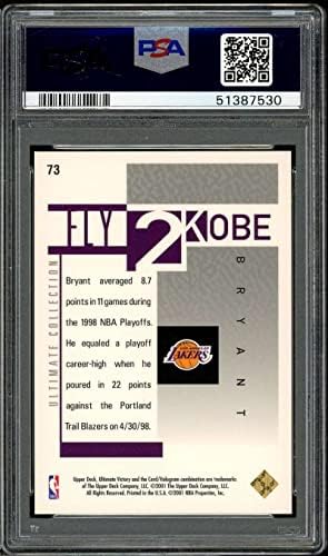 Kobe Bryant a 2000/01-es tanév UD Végső Győzelem Ultimate Collection (pop 2) 73 PSA 9