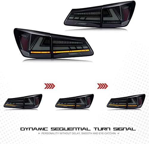 inginuity idő RGB LED hátsó Lámpák Lexus IS250 IS350 ISF F-Sport 2006-2013 Start-up Animáció Szekvenciális Mutató APP Ellenőrzési