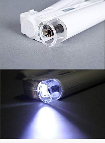 HUANGXING - 150X Csöves Mini Nagyító Skála Zsebében Magas Nagyítású Mikroszkóp HD Nagyító glassswith LED Lámpa