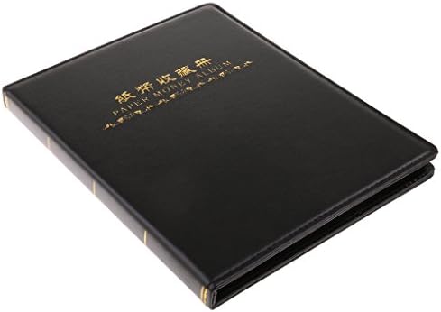 ZHJBD papírpénz Gyűjtemény Album Tároló 60 Zsebbel Bankjegy Jogosultja Könyvek Védő Deviza Számlák Blackcoding/1607
