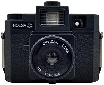 Holga 120GCFN Kamera színkör Flash, Fekete | Ilford HP5 Plus Fekete-Fehér Negatív Film