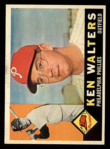 1960 Topps 511 Ken Walters Philadelphia Phillies (Baseball Kártya) EX Phillies