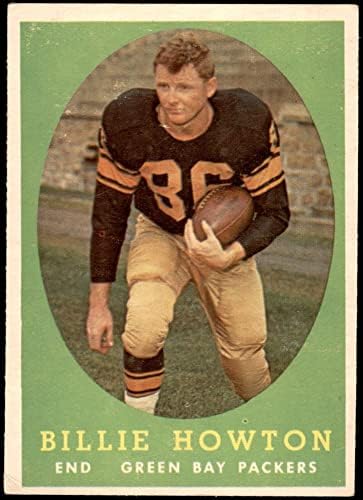 1958 Topps 6 Bill Howton Green Bay Packers (Foci Kártya) EX/MT Packers Rizs