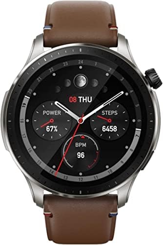 FUNNYBSG Smartwatch 1.39 Kompatibilis az AMOLED Kijelző Alexa Beépített GPS Intelligens Karóra Kompatibilis az Android-iOS