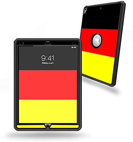 MightySkins Bőr Kompatibilis a OtterBox Defender Apple iPad Pro 12.9(2017) - német Zászló | Védő, Tartós, Egyedi Vinil-wrap Borító