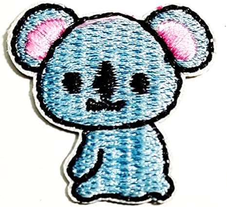 Kleenplus Mini Kék Koala Maci Rajzfilm Gyerekeknek Vas a Foltok Divat-Stílus Hímzett Motívum Rátétes Díszítés Jelkép Jelmez, Művészeti