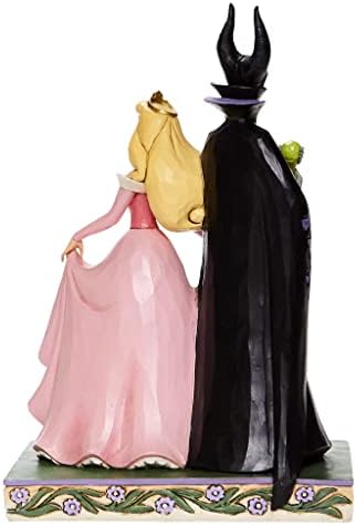 Enesco Disney Hagyományok által Jim Shore csipkerózsika Aurora pedig Gonosz Figura, 9 Inch, Többszínű