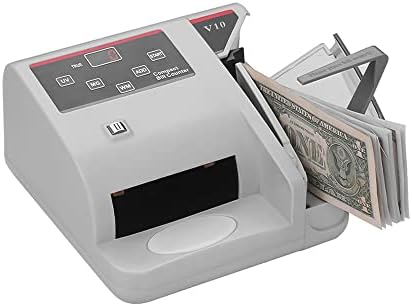 BISOFICE Hordozható Mini Pénz Számláló nemzetközi Valuta Készpénz Bankjegy Bill Számolja a Gép Érzékelő UV/MG/WM Hamis Észlelése 600