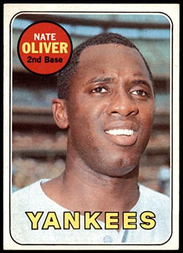 1969 Topps 354 Nate Oliver New York Yankees (Baseball Kártya) EX Yankees