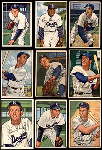 1952 Bowman Brooklyn Dodgers Csapat készen áll Brooklyn Dodgers (Set) VG Dodgers