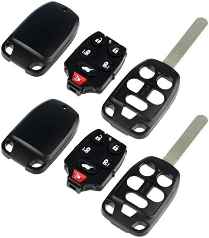 Kulcstartó Shell illik 2011-2013 Honda Odyssey Kulcsnélküli Bejegyzés Távoli Eset & Gombot Pad (N5F-A04TAA), Készlet 2