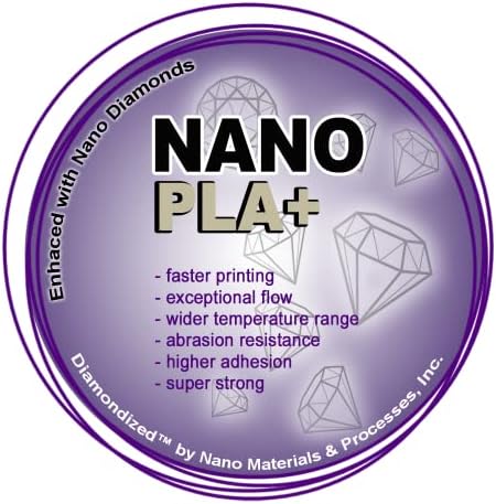 IIIDMAX Nano PLA+ 3D Nyomtató Végtelen - Fokozott Nano Gyémánt - Kusza Díj, Dugulás, Ingyenes, 1.75 mm, méretpontosság +/- 0,03